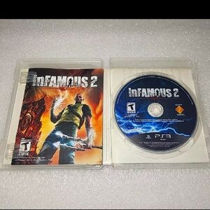 inFamous 2 (PlayStation 3 PS3, 2011) Complete w/ Manual CIB Black Label